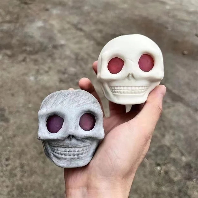 Skull Stress Relief Squeeze Toys