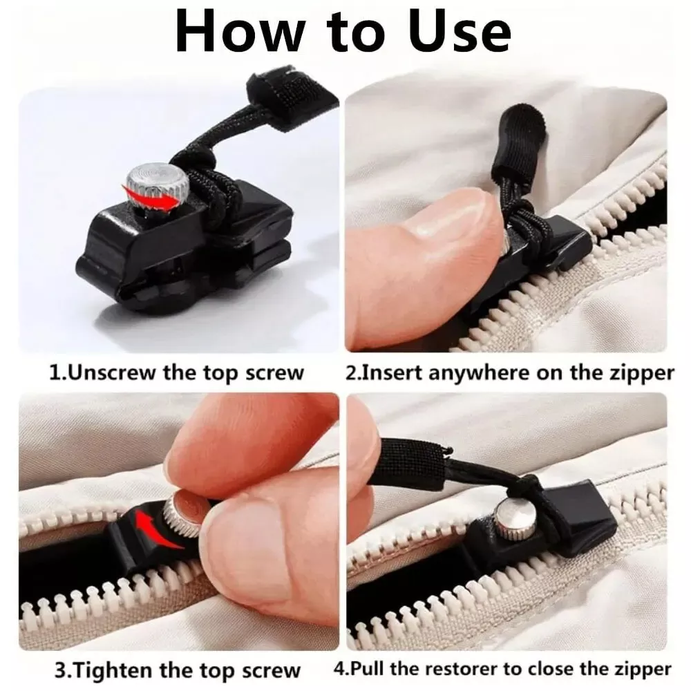 Universal Zipper Repair Kit | Quick & Easy Zipper Replacement Solution