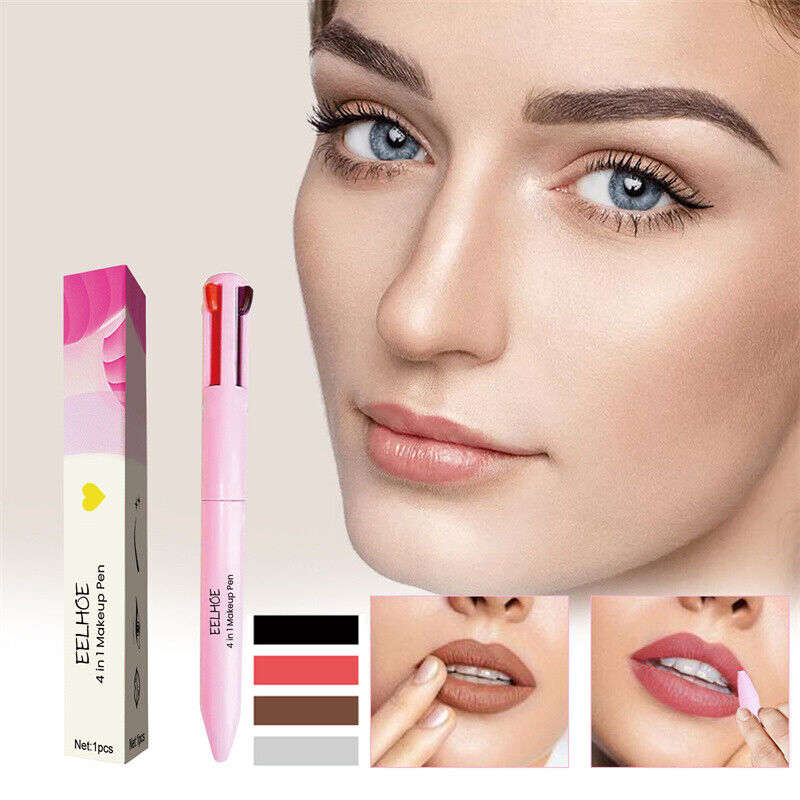 Multi-effect 4 In 1 Eyeliner Lip Liner Pen Eyebrow Enhancers Lying Silkworm Pen