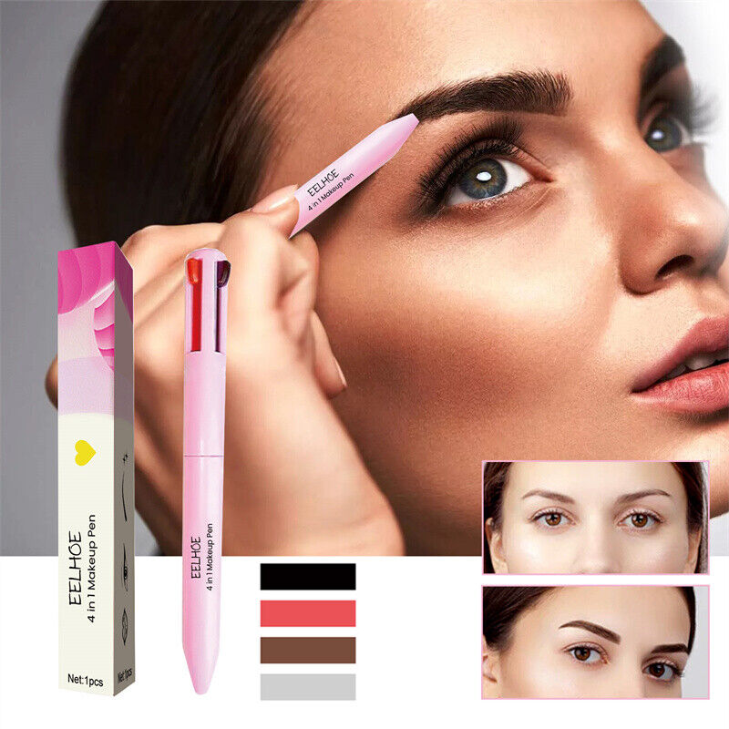 Multi-effect 4 In 1 Eyeliner Lip Liner Pen Eyebrow Enhancers Lying Silkworm Pen