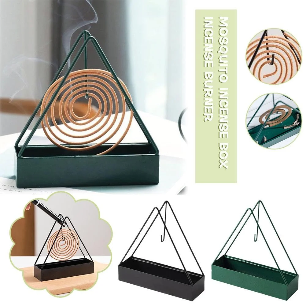 Mosquito Coil Holder Iron Mosquito-Repellent Incense Holder For Home Decoration