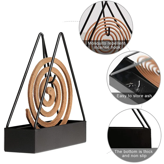 Mosquito Coil Holder Iron Mosquito-Repellent Incense Holder For Home Decoration