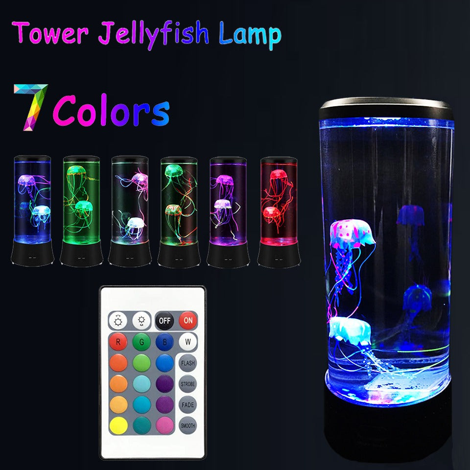 Led Jellyfish Aquarium Lamp