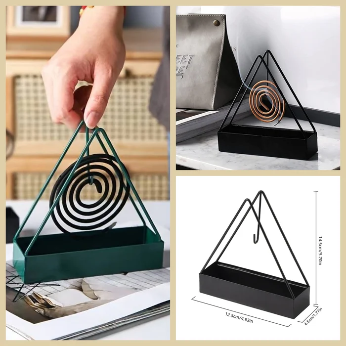 Mosquito Coil Holder Iron Mosquito-Repellent Incense Holder For Home Decoration