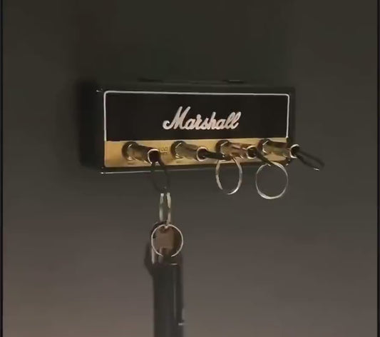 Marshall wall key holder - Music - Musician gift - Jack wall holder for keys. Guitar amp hook - Marshall wall decoration.