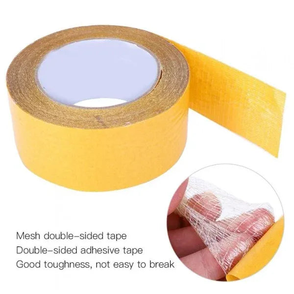 🔥Hot Sale 70% OFF🔥3 Pack Strong Adhesive Double-sided Gauze Fiber Mesh Tape,Waterproof Tape 15ft