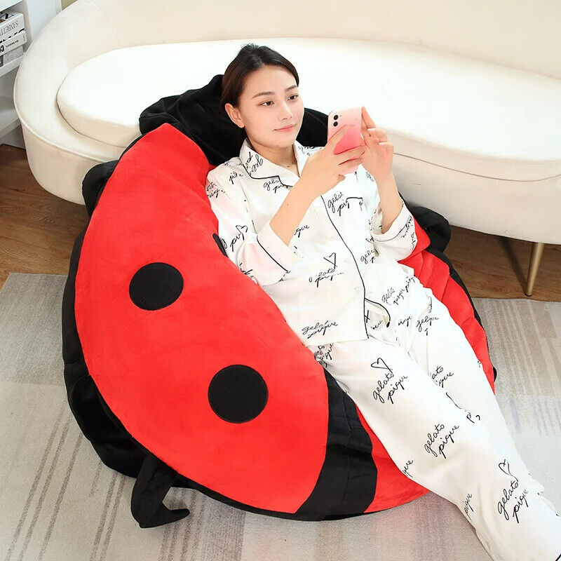 Wearable Ladybug Shell Funny Party Doll Stuffed Soft Plush Pillow Cushion Gift