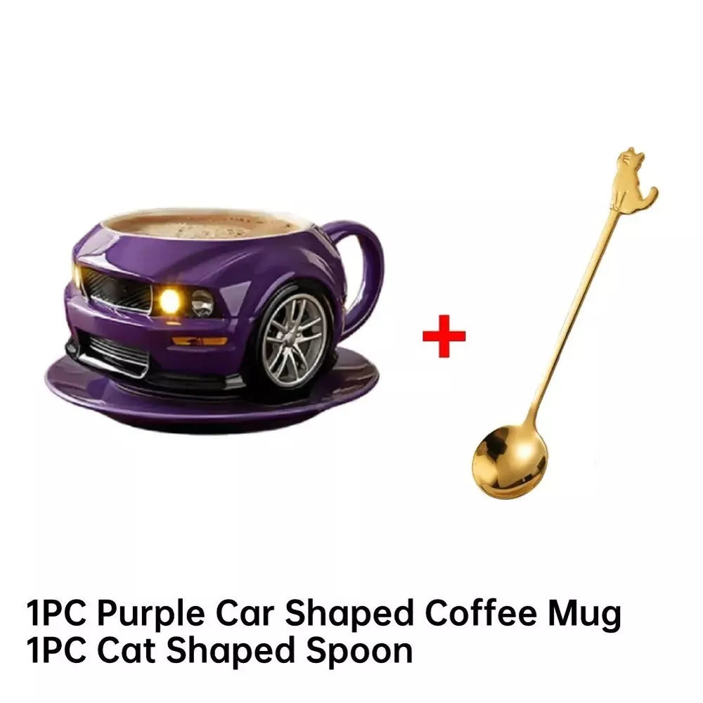 Durable Car Shaped Mugs Coffee – Creative Handcrafted Tea Cup for Home & Office