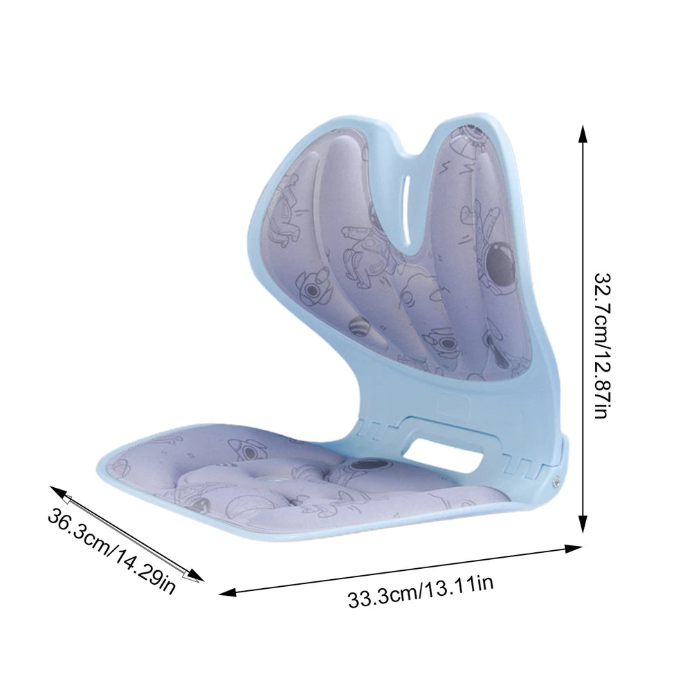 Foldable Back Support Pillow – Lumbar Cushion for Office Seating