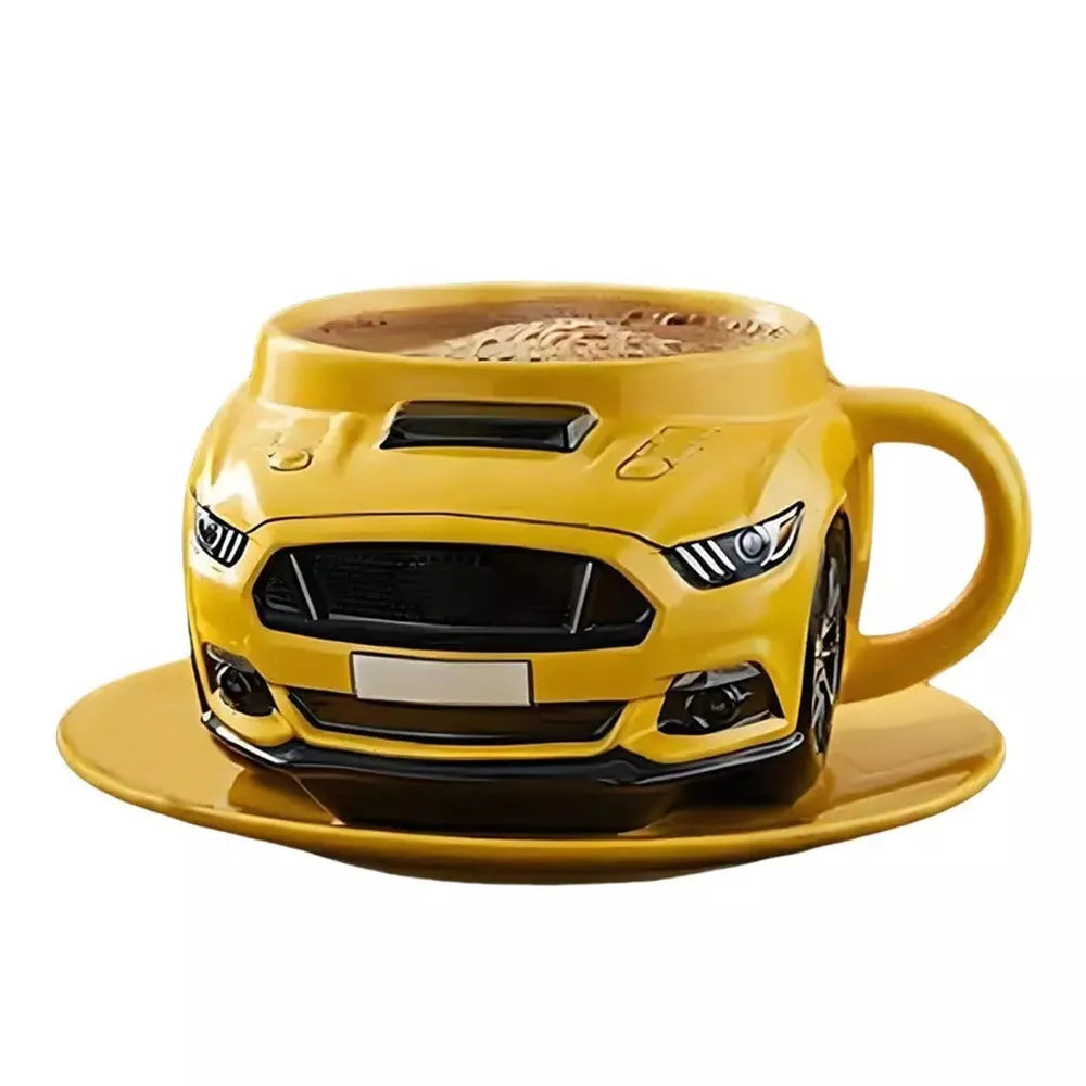 Durable Car Shaped Mugs Coffee – Creative Handcrafted Tea Cup for Home & Office
