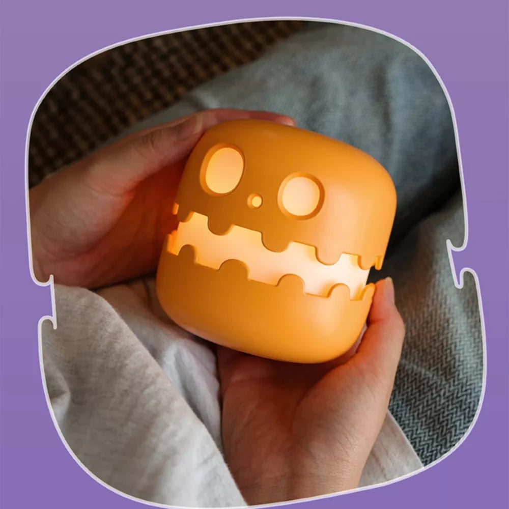 Halloween Pumpkin Night Light Battery Operated Pumpkin Jack Rechargeable