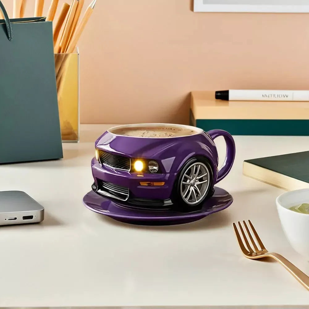 Durable Car Shaped Mugs Coffee – Creative Handcrafted Tea Cup for Home & Office