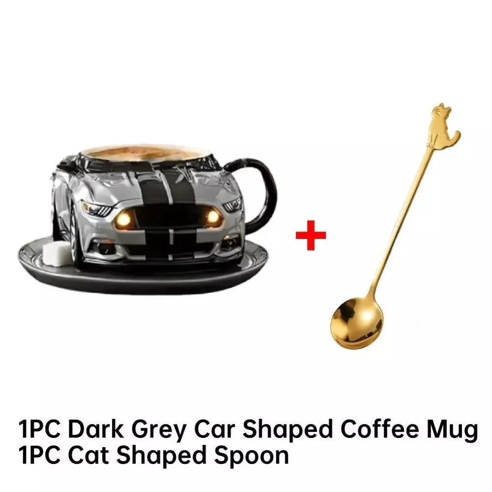 Durable Car Shaped Mugs Coffee – Creative Handcrafted Tea Cup for Home & Office