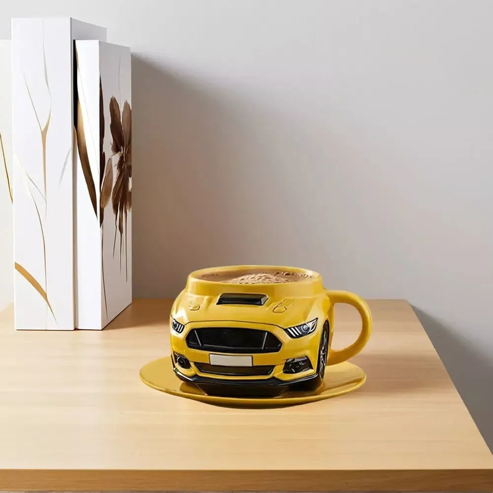 Durable Car Shaped Mugs Coffee – Creative Handcrafted Tea Cup for Home & Office