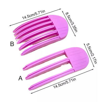 Fluffy Hair Roots Clips Hair Root Skull Top Artifact Bangs Braiders Comb Tools