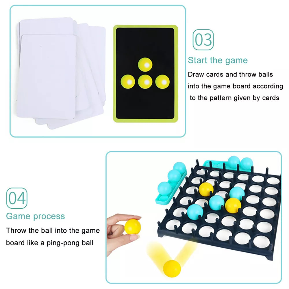 Jumping Ball Table Games 1 Set Bounce Off Game Activate Ball Game for Kid