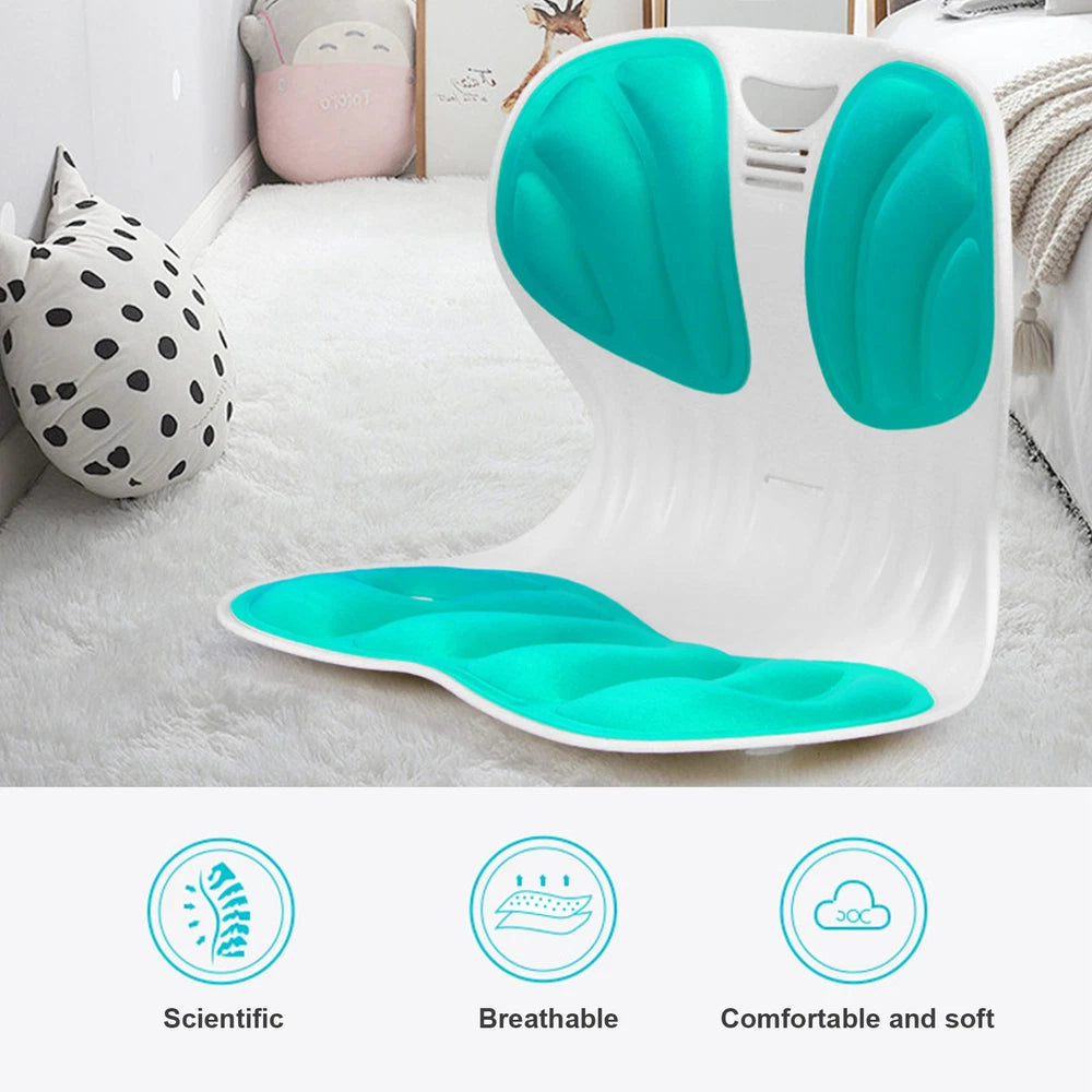 Foldable Back Support Pillow – Lumbar Cushion for Office Seating