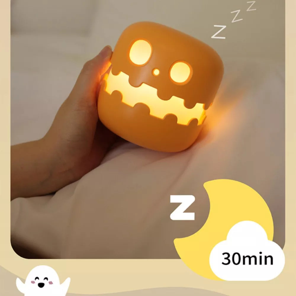 Halloween Pumpkin Night Light Battery Operated Pumpkin Jack Rechargeable