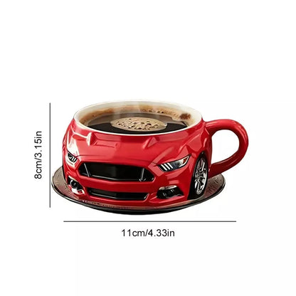 Durable Car Shaped Mugs Coffee – Creative Handcrafted Tea Cup for Home & Office