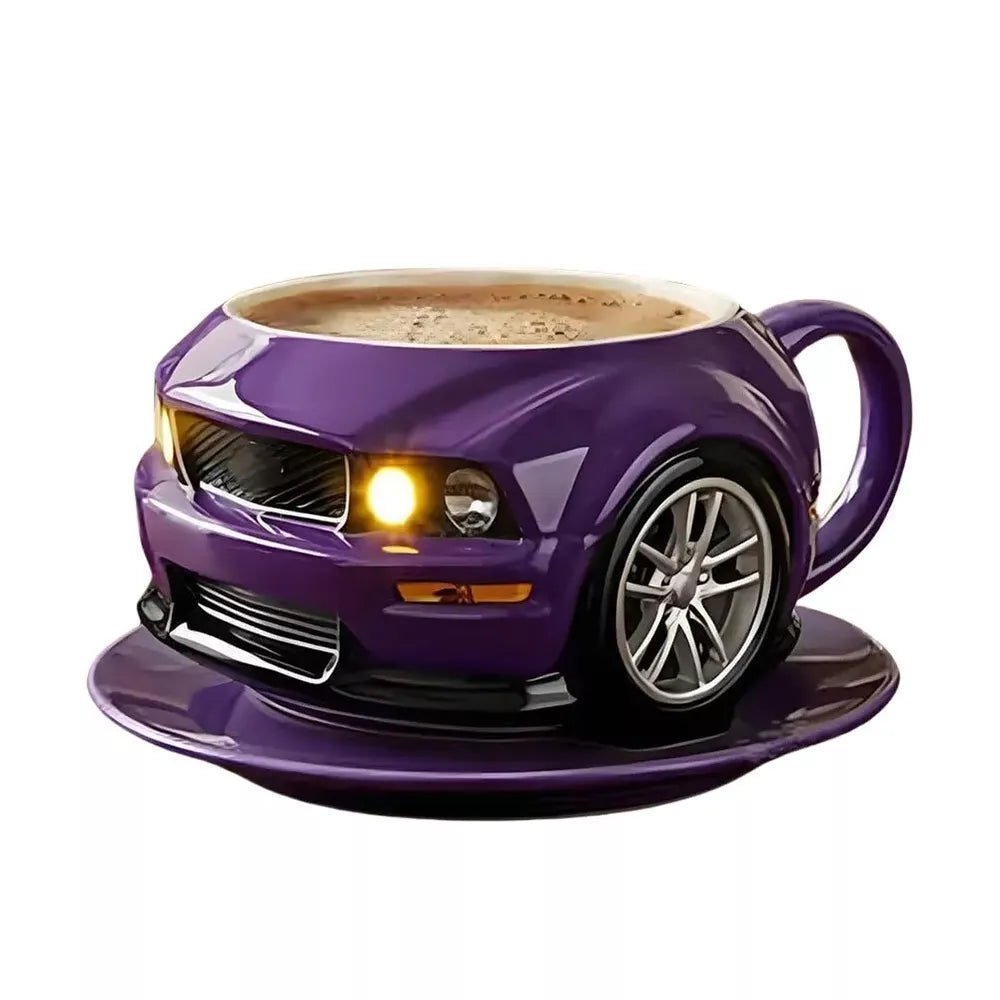 Durable Car Shaped Mugs Coffee – Creative Handcrafted Tea Cup for Home & Office