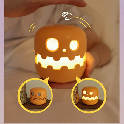 Halloween Pumpkin Night Light Battery Operated Pumpkin Jack Rechargeable