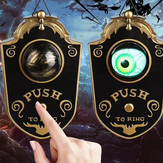 One-Eyed Doorbell Horror Prop