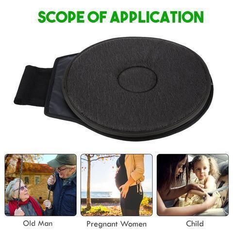 360° Rotating Memory Foam Seat Cushion – Car & Chair Aid