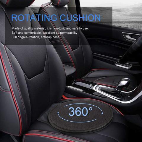 360° Rotating Memory Foam Seat Cushion – Car & Chair Aid