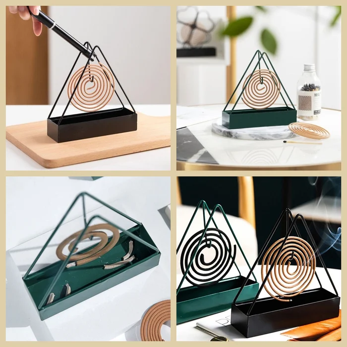 Mosquito Coil Holder Iron Mosquito-Repellent Incense Holder For Home Decoration