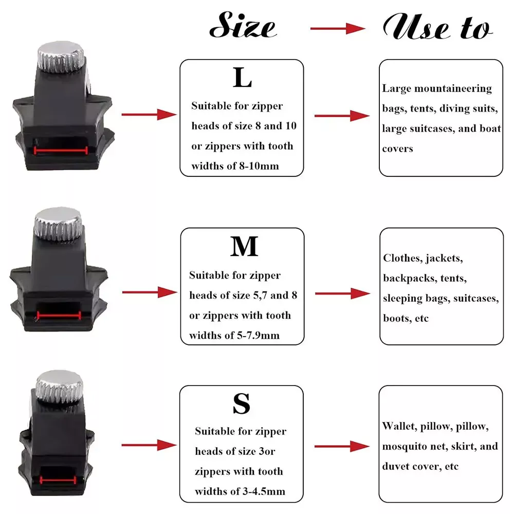 Universal Zipper Repair Kit | Quick & Easy Zipper Replacement Solution