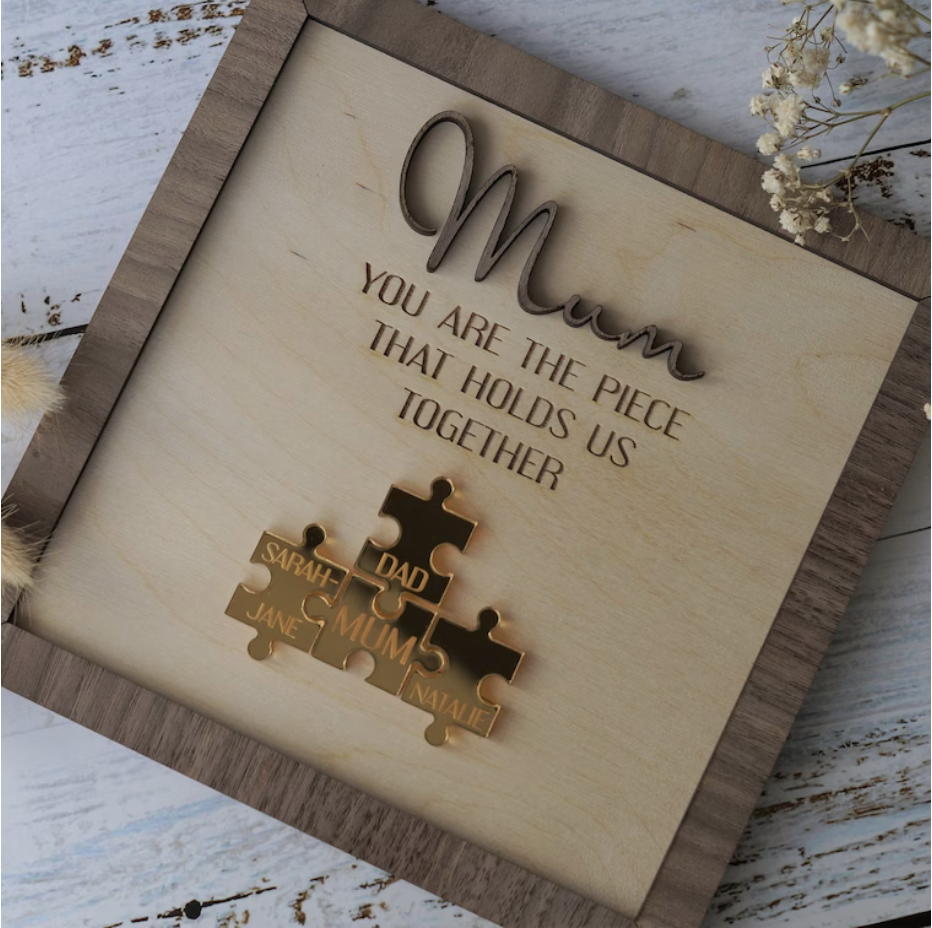 💕 Mum You Are the Piece that Holds Us Together 💕 Puzzle Sign (NEW)