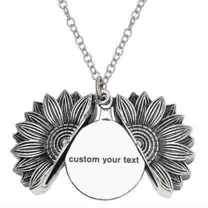 Custom Sunflower Necklace