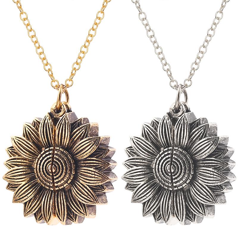 Custom Sunflower Necklace