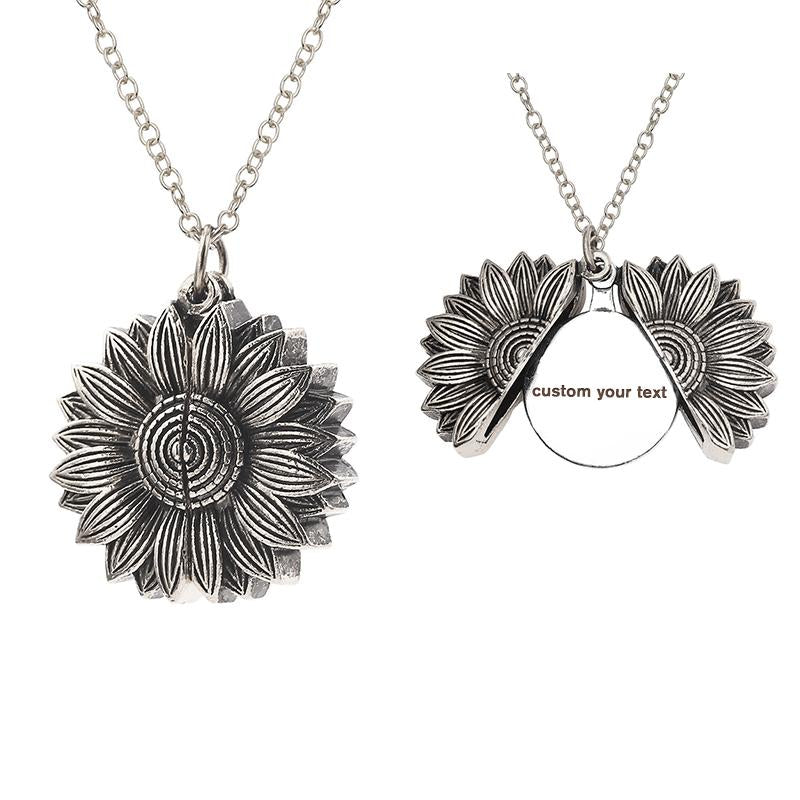 Custom Sunflower Necklace