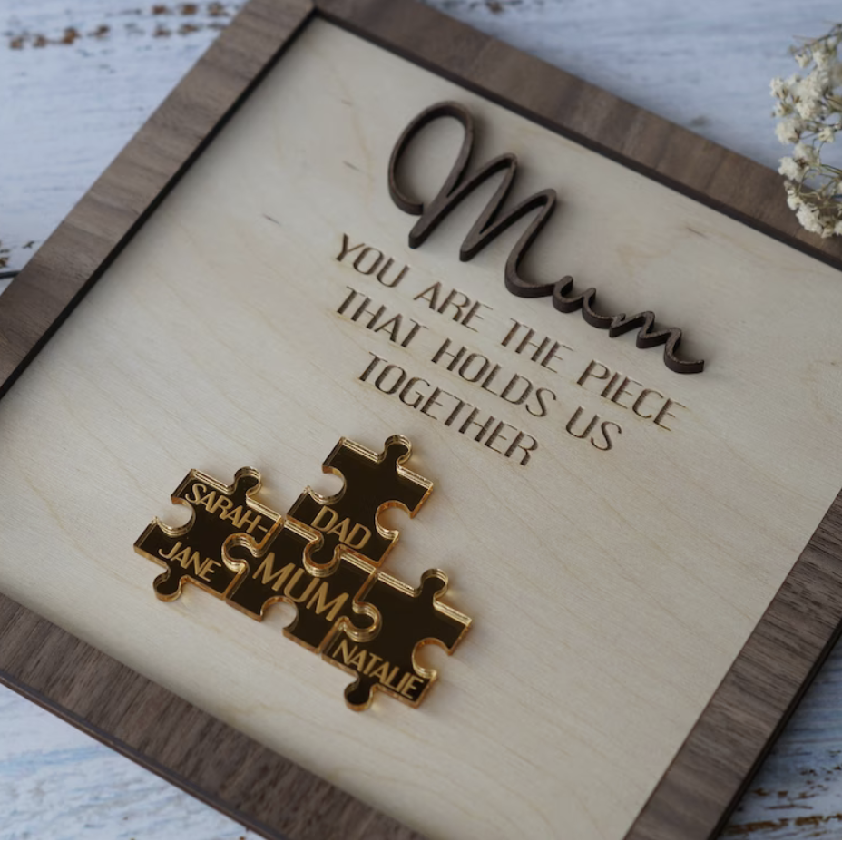 💕 Mum You Are the Piece that Holds Us Together 💕 Puzzle Sign (NEW)