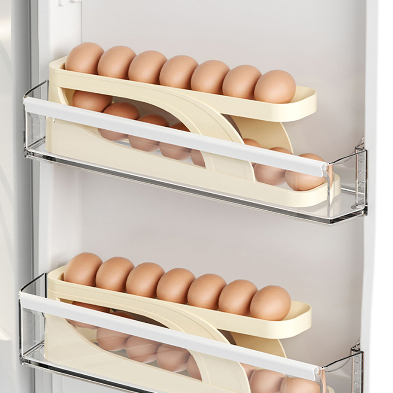 New Automatic Roll-Down Double-layer Egg Dispenser