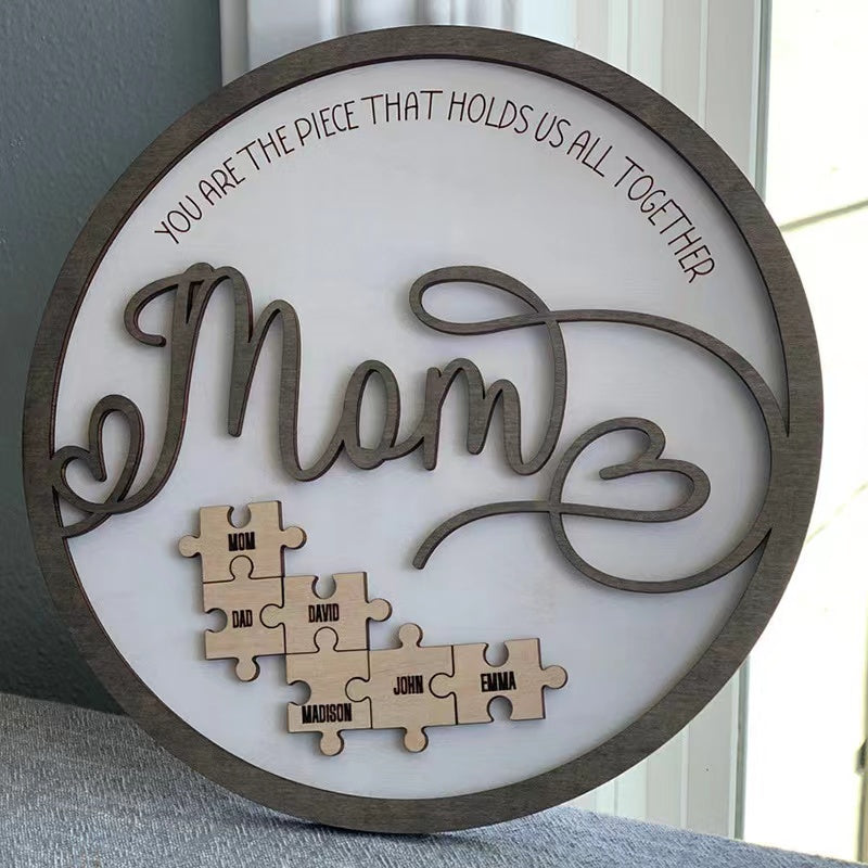 💕 Mum You Are the Piece that Holds Us Together 💕 Puzzle Sign (NEW)