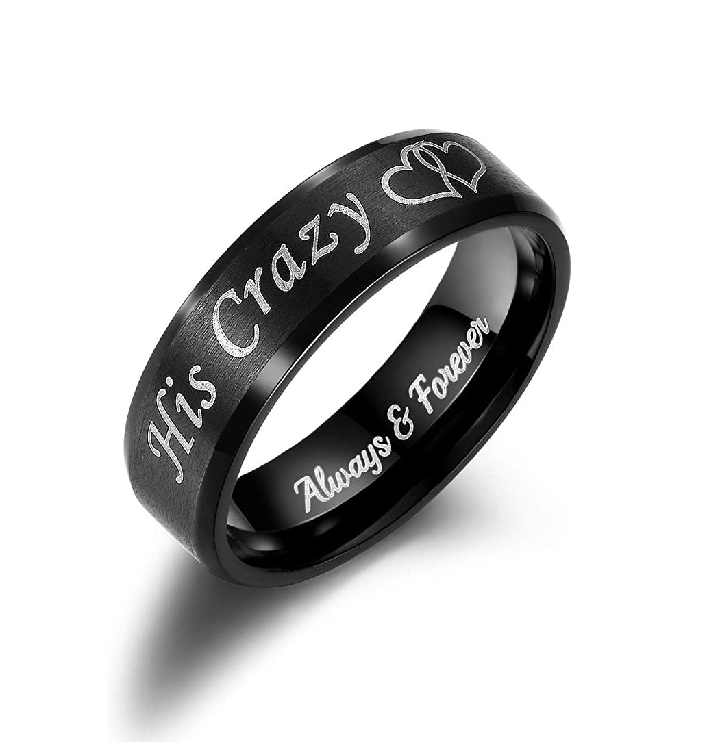 Personalized Couples Ring