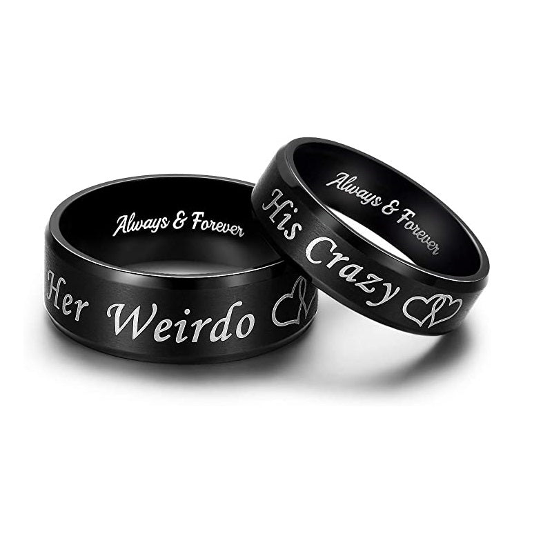 Personalized Couples Ring