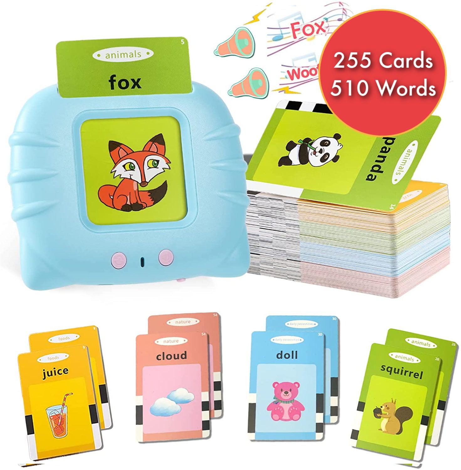 Children Portable Educational Learning Cards Machine