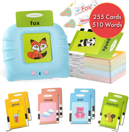 Children Portable Educational Learning Cards Machine
