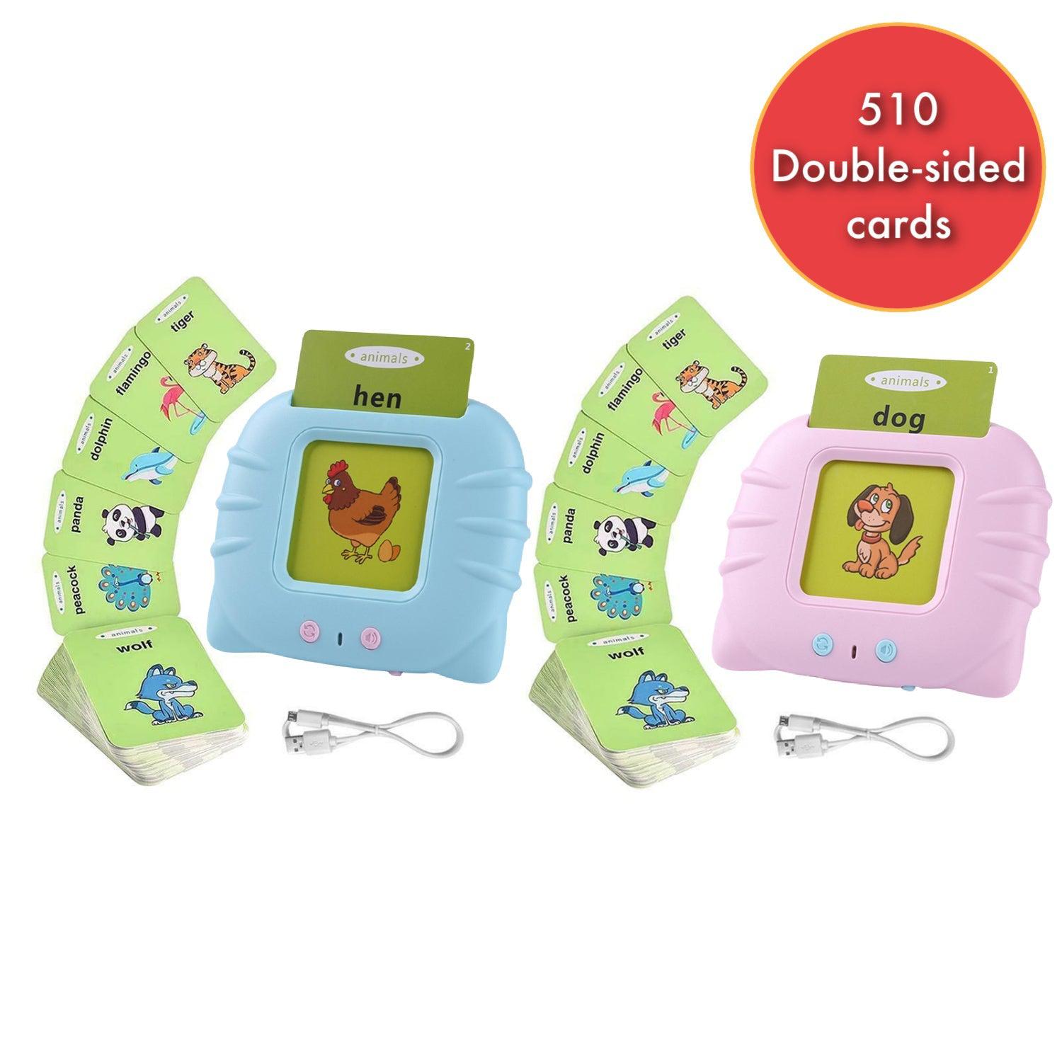 Children Portable Educational Learning Cards Machine