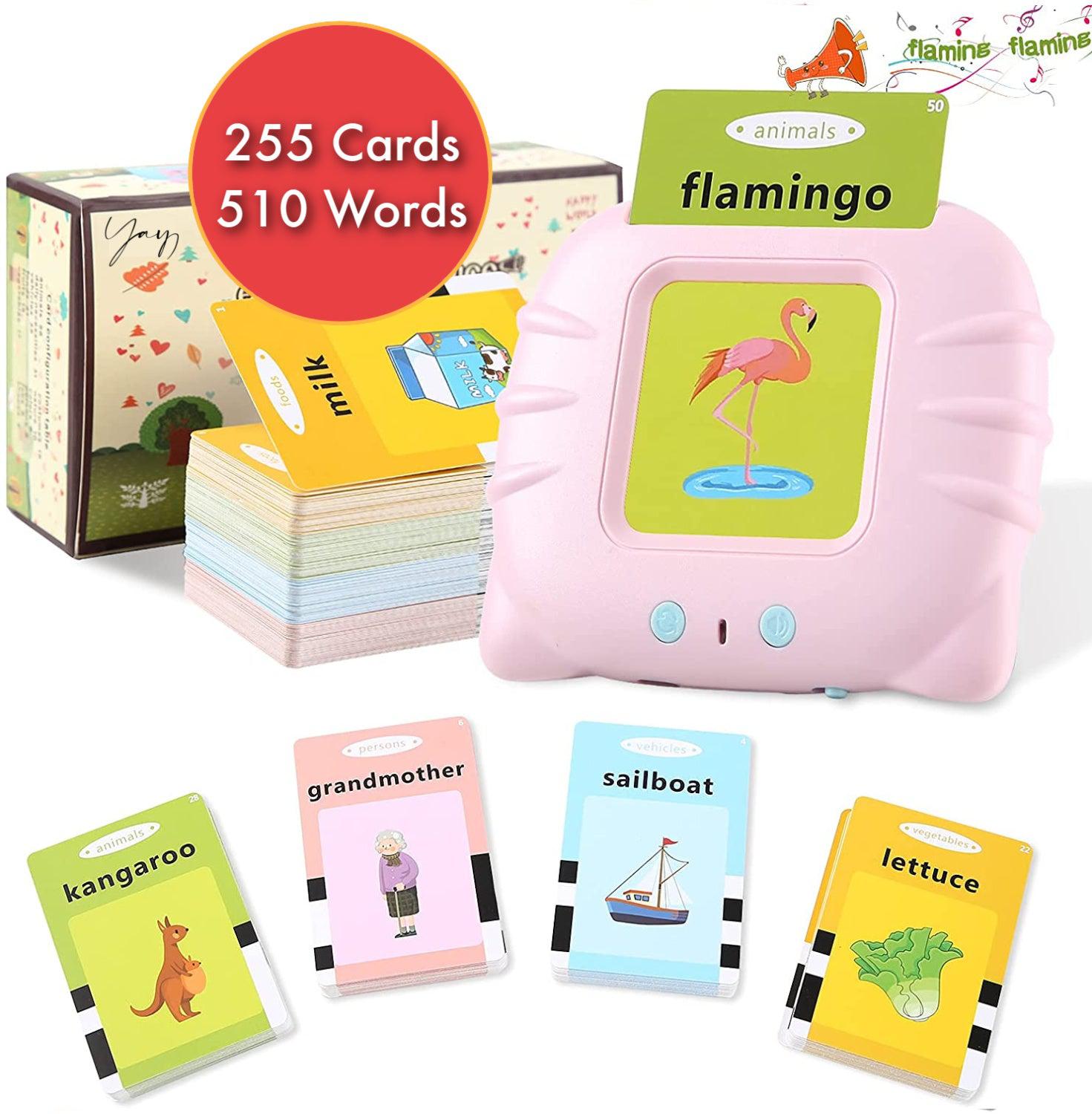 Children Portable Educational Learning Cards Machine