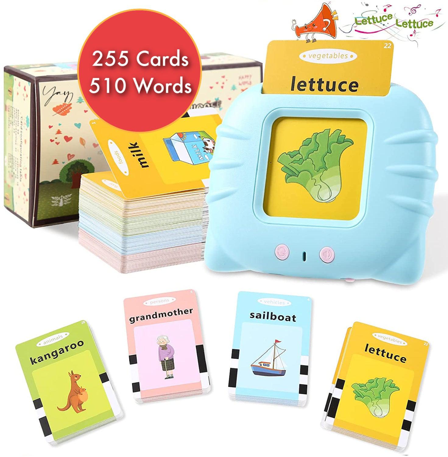 Children Portable Educational Learning Cards Machine