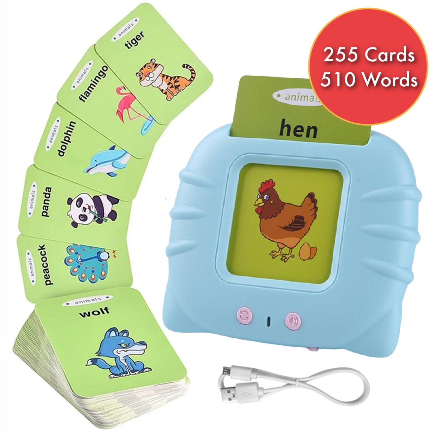 Children Portable Educational Learning Cards Machine