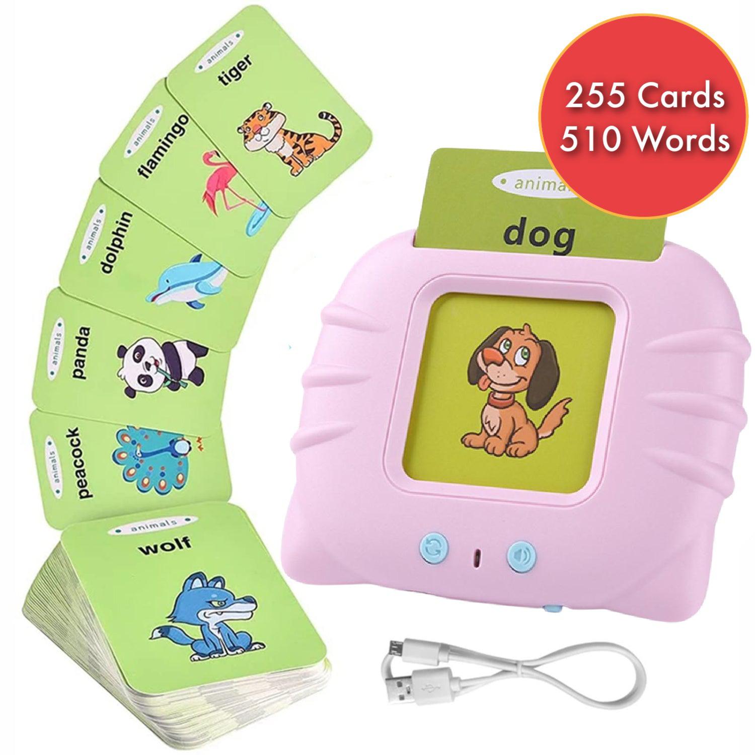 Children Portable Educational Learning Cards Machine