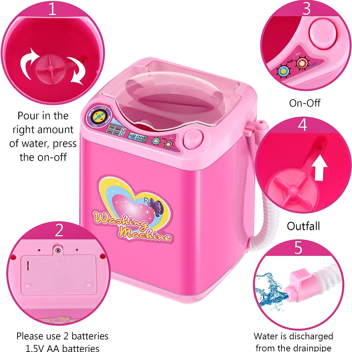 Cute Mini Makeup Washer