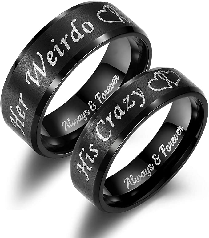 Personalized Couples Ring