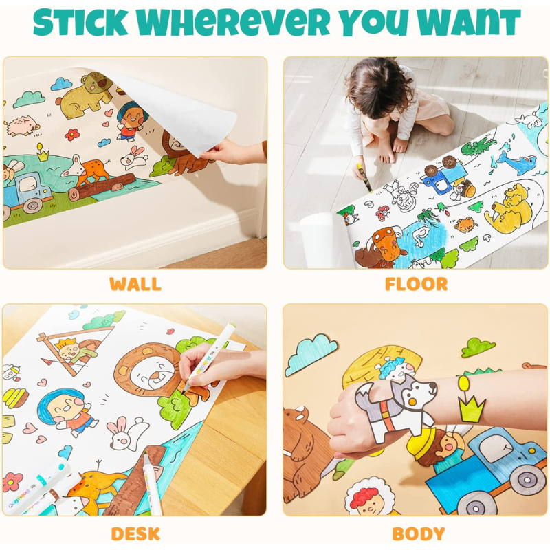 Re-Stick Drawing Roll (Buy 2 Get 1 FREE)