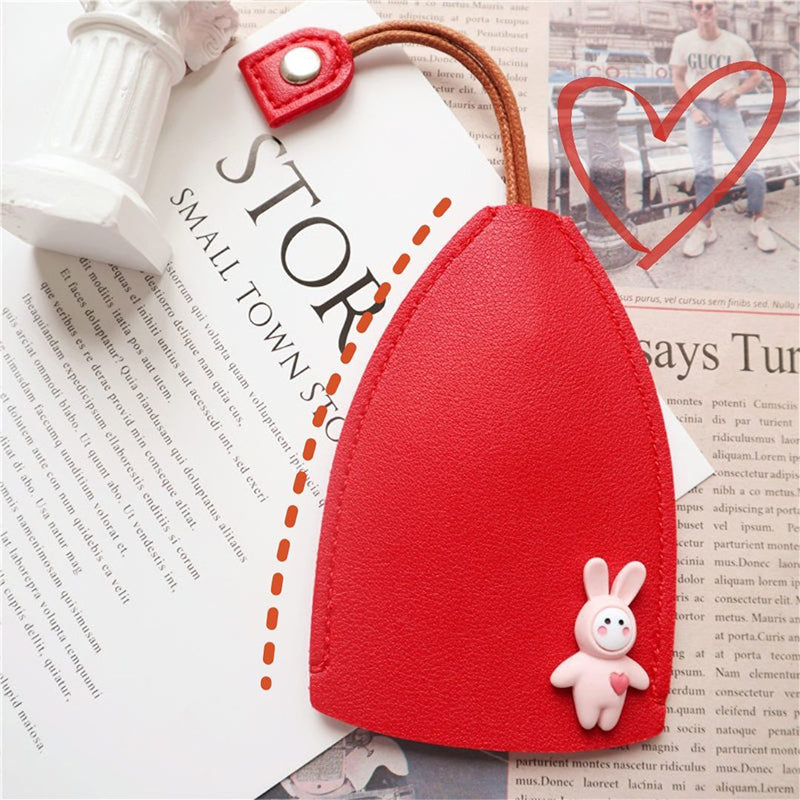 Cute PU Leather Car Key Case Cover